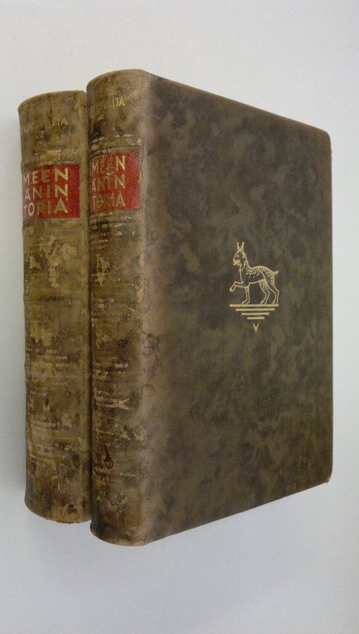 K. V. Kaukovalta : Hämeen läänin historia I-II (signeerattu, numeroitu)