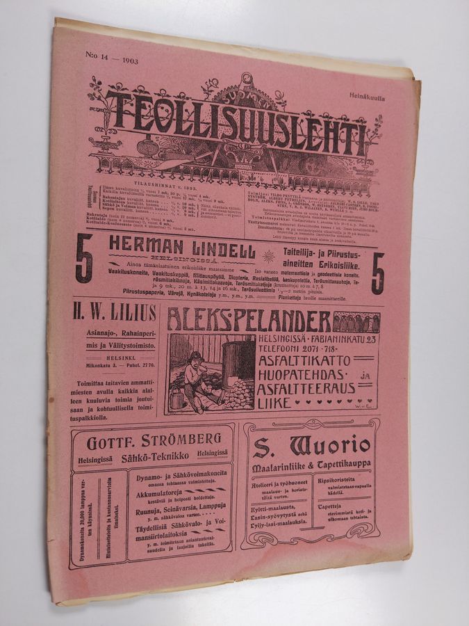 Suomen teollisuuslehti N:o 14/1903