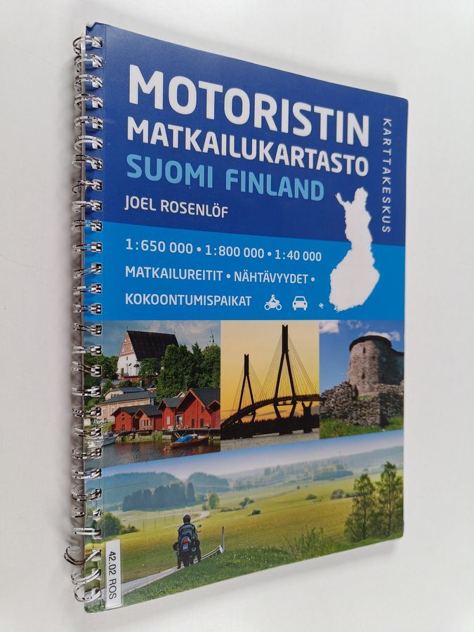 Joel Rosenlöf : Motoristin matkailukartasto : Suomi-Finland