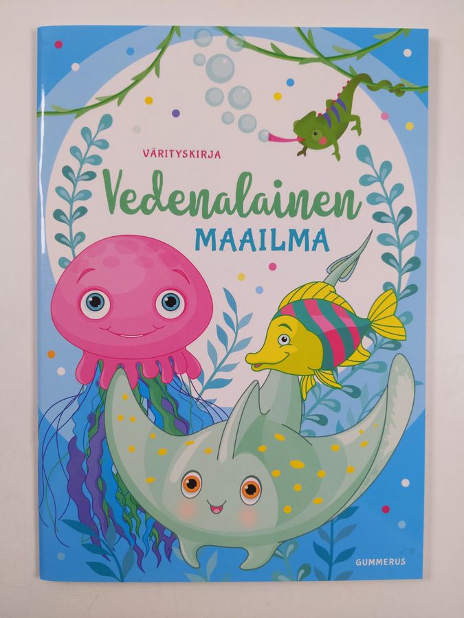 Vedenalainen maailma - värityskirja
