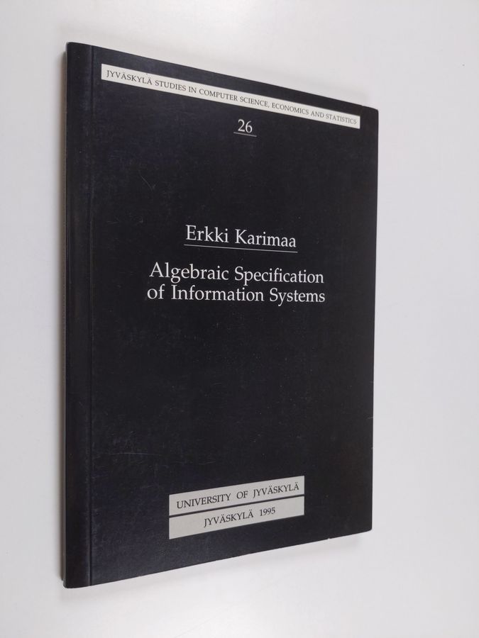 Algebraic specification of information systems