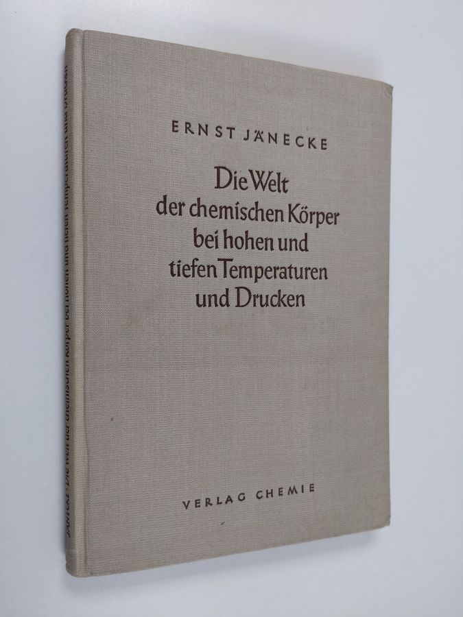 Die Welt der chemischen Körper bei hohen und tiefen Temperaturen und Drucken