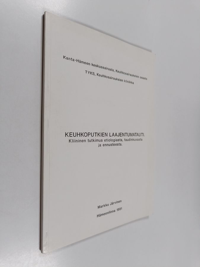 Keuhkoputkien laajentumatauti