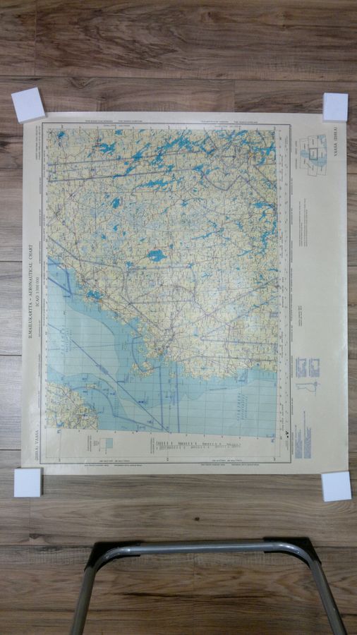 Ilmailukartta (2103 A) Vaasa ICAO 1:500000 = Aeronautical chart