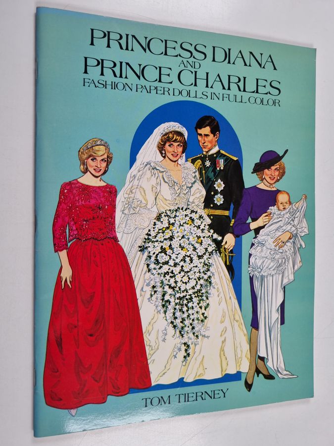 Princess Diana and Prince Charles Fashion Paper Dolls in Full Color