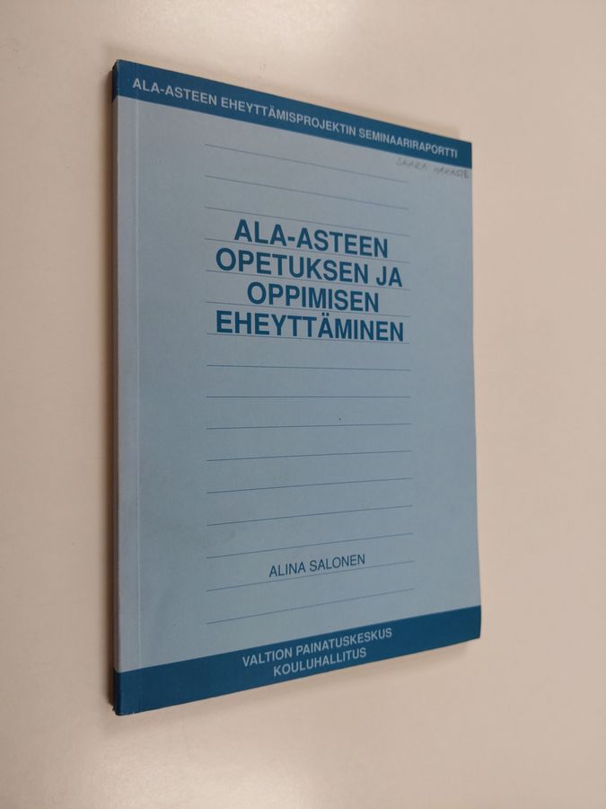 Ala-asteen opetuksen ja oppimisen eheyttäminen