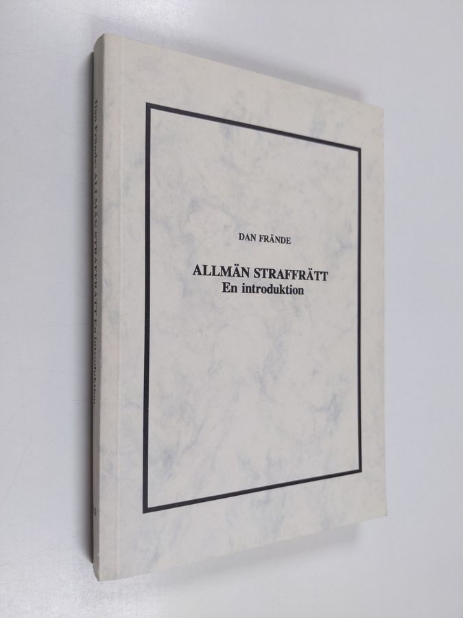 Allmän straffrätt