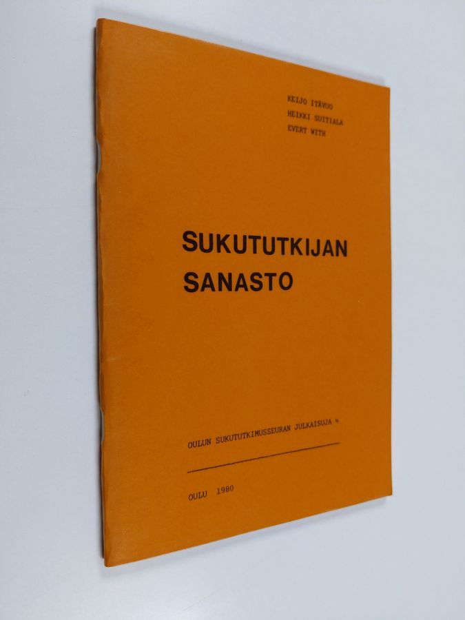 Sukututkijan sanasto