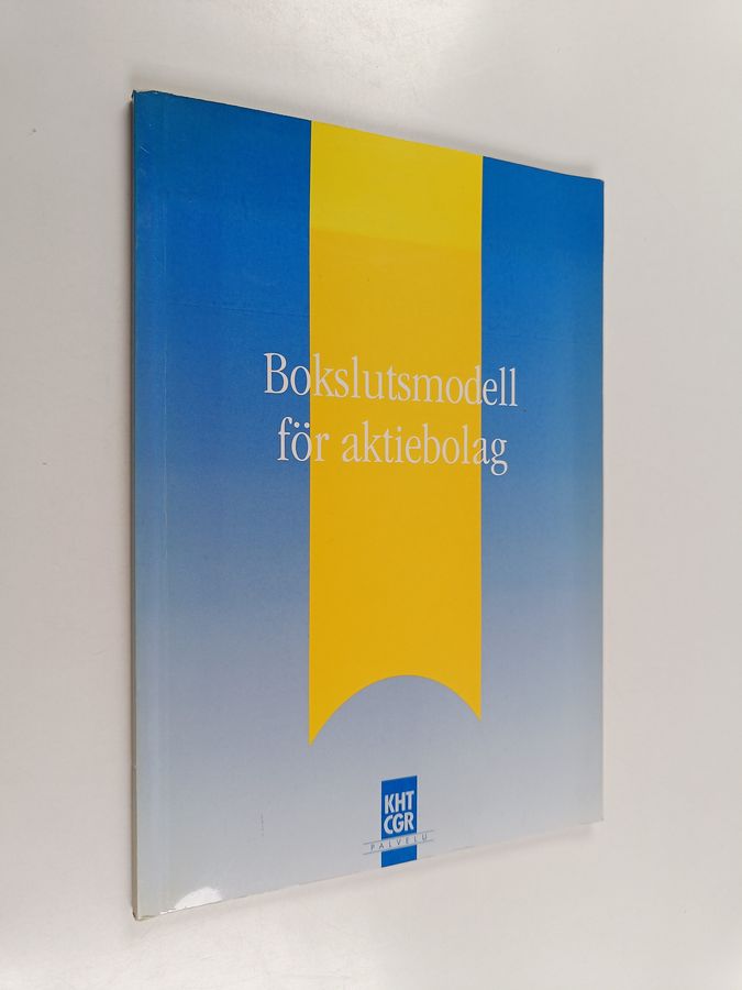 Bokslutsmodell för aktiebolag.
