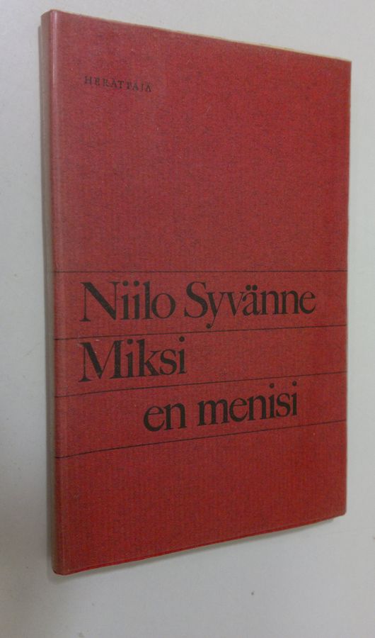 Niilo Syvänne : Miksi en menisi ehtoolliselle