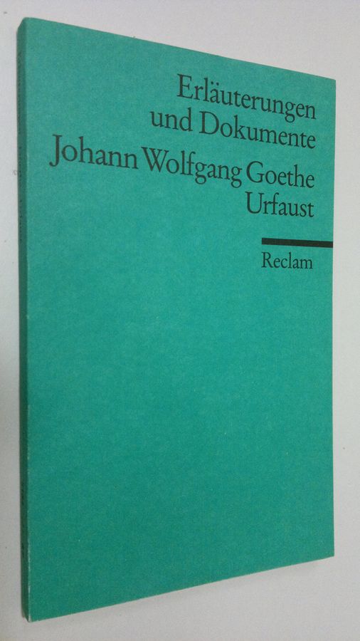 Johann Wolfgang Goethe - Urfaust