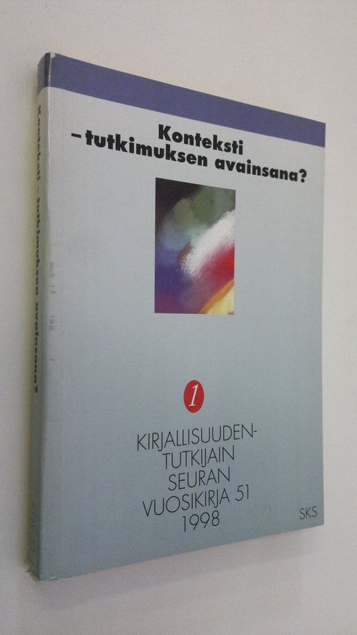 Konteksti - tutkimuksen avainsana?