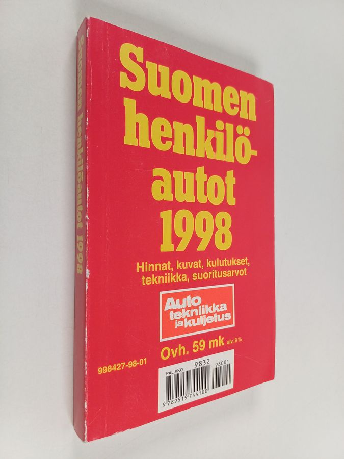 Suomen henkilöautot 1998