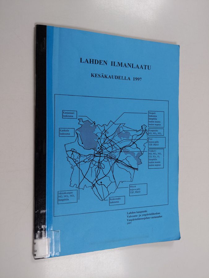Lahden ilmanlaatu kesäkaudella 1997.