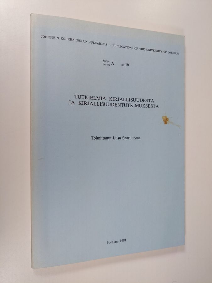Tutkielmia kirjallisuudesta ja kirjallisuudentutkimuksesta