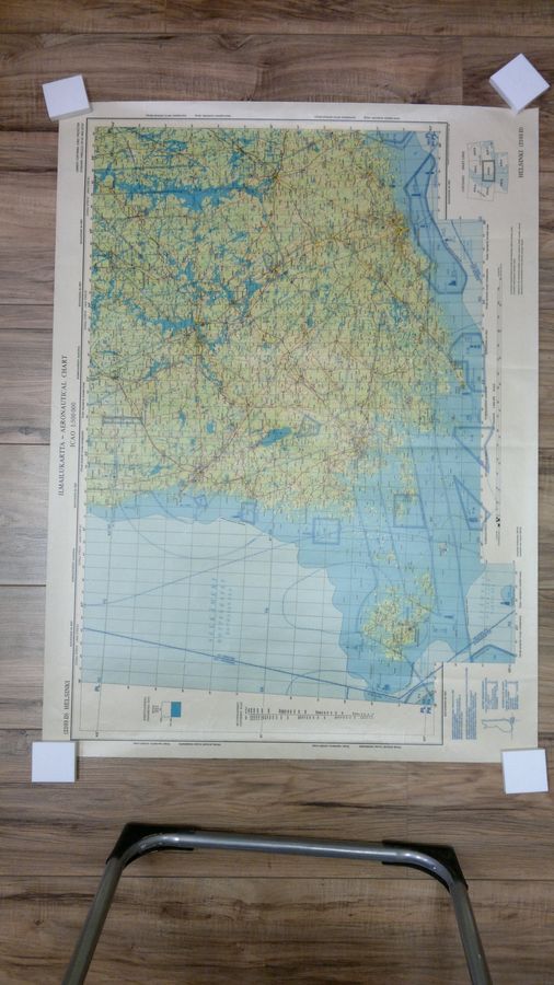 Ilmailukartta (2103 D) Helsinki ICAO 1:500000 = Aeronautical chart
