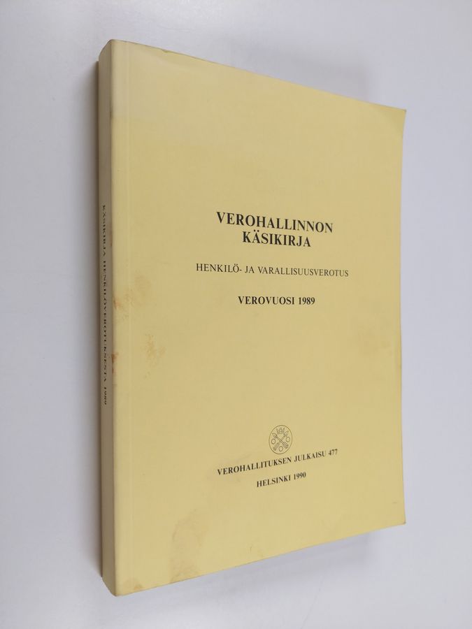 Henkilö- ja varallisuusverotus Verovuosi 1989