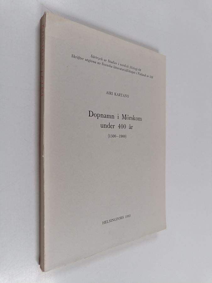 Dopnamn i Mörskom under 400 år