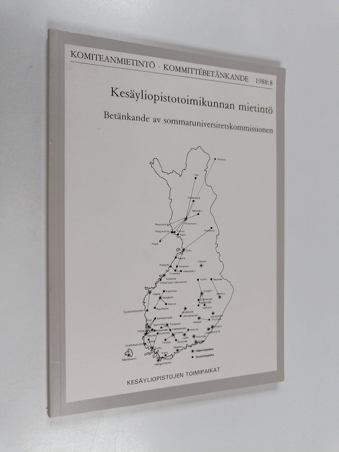 Kesäyliopistotoimikunnan mietintö =
