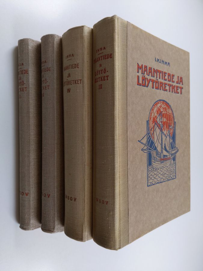 I. K. Inha : Maantiede ja löytöretket 1-4 : kertomus siitä, miten maa on tullut tunnetuksi ja maantiede kehittynyt