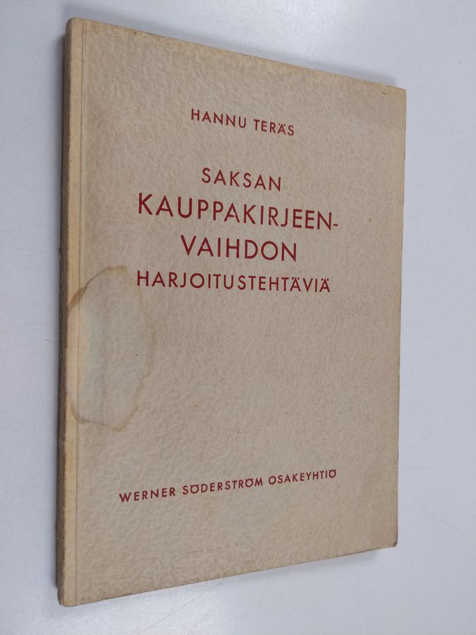 Saksan kauppakirjeenvaihdon harjoitustehtäviä