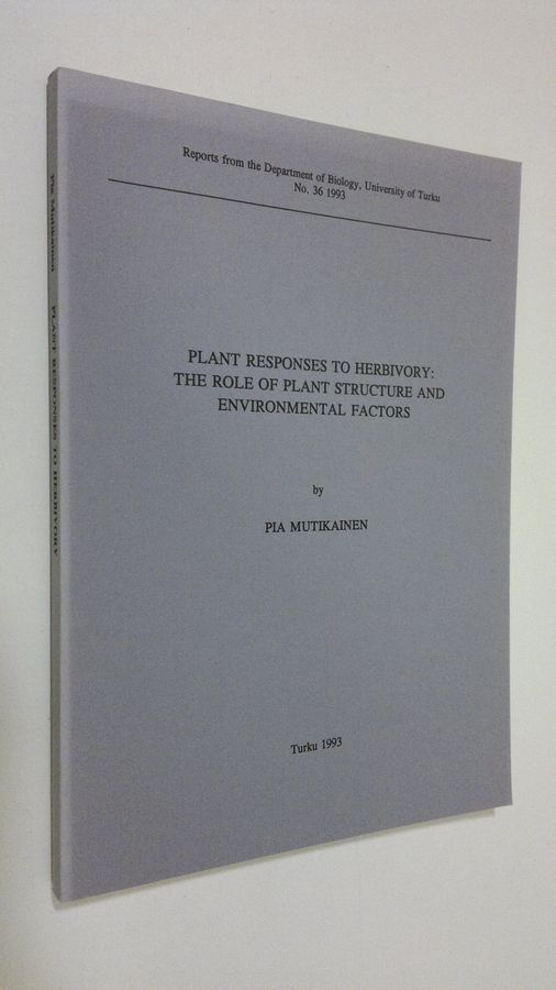Plant responses to herbivory