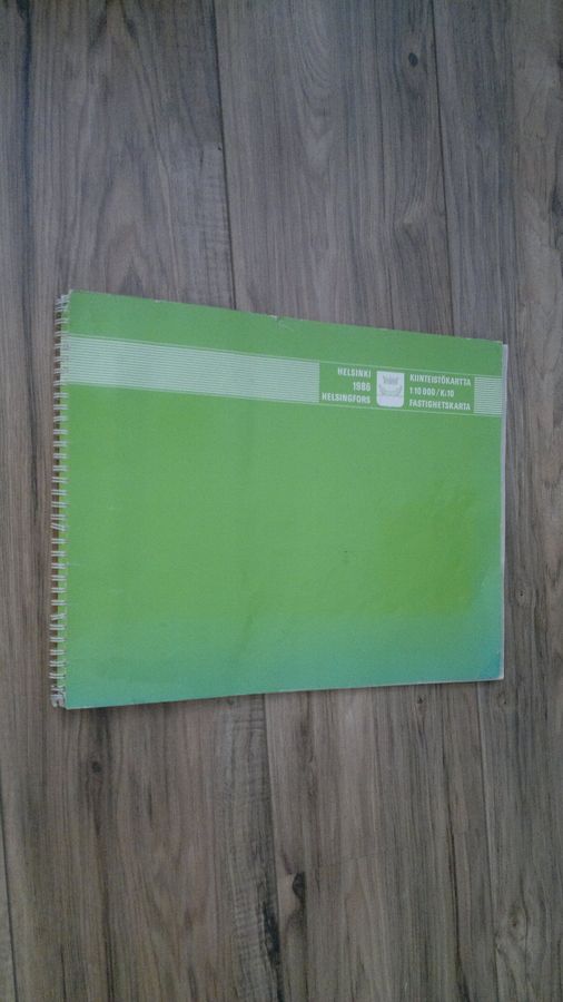 Helsinki kiinteistökartta 1986 1:10000 / Ki10 = Helsingfors fastighetskarta