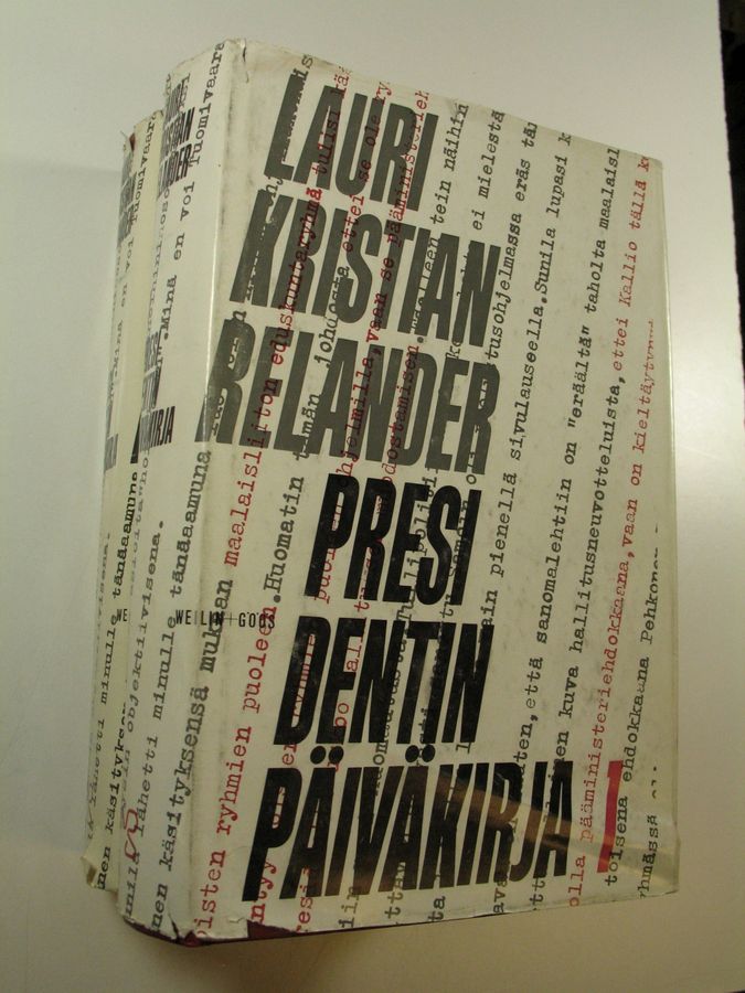 Lauri Kristian Relander : Presidentin päiväkirja 1-2