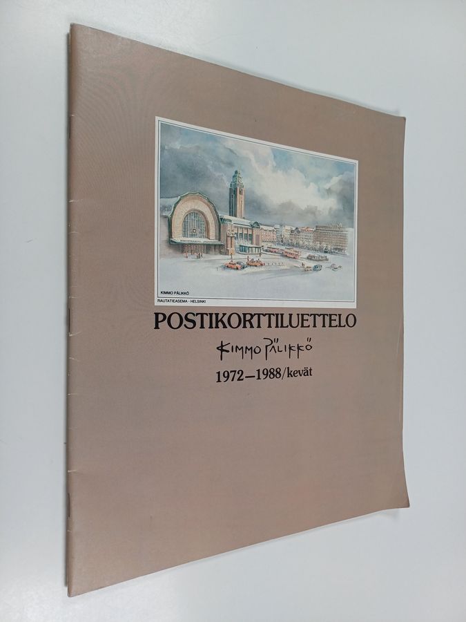 Kimmo Pälikkö : Postikorttiluettelo 1972-1988/kevät (signeerattu)