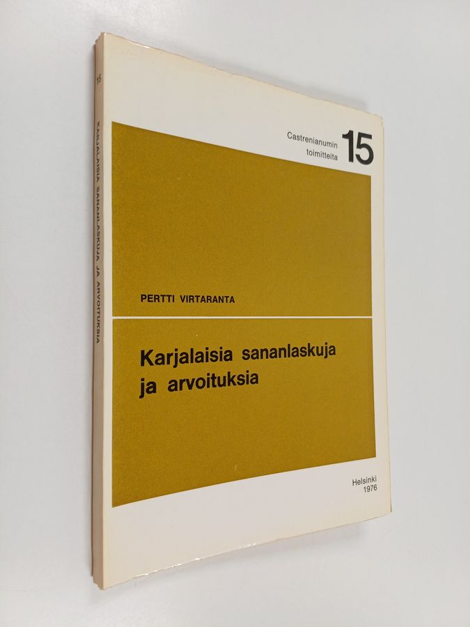 Karjalaisia sananlaskuja ja arvoituksia