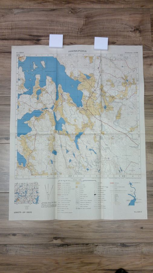 P ym. (kartoitus) Hartzell : Jäminkipohja 1:20000 n:o 2231 01