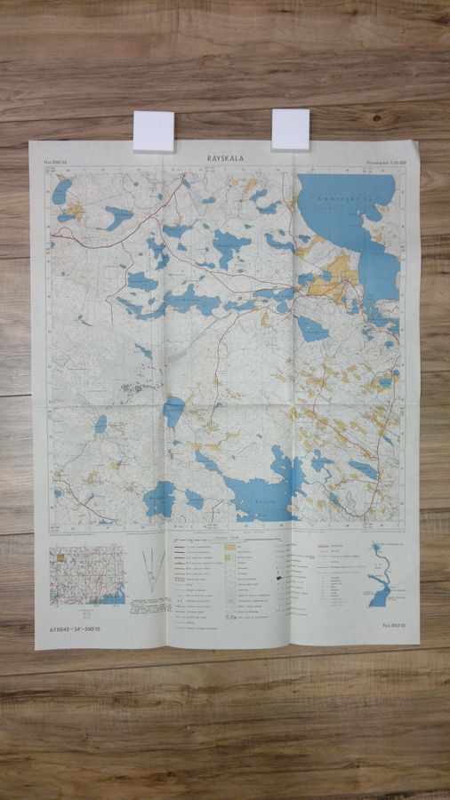 K (kartoitus) Mäkelä : Räyskälä 1:20000 n:o 2042 03
