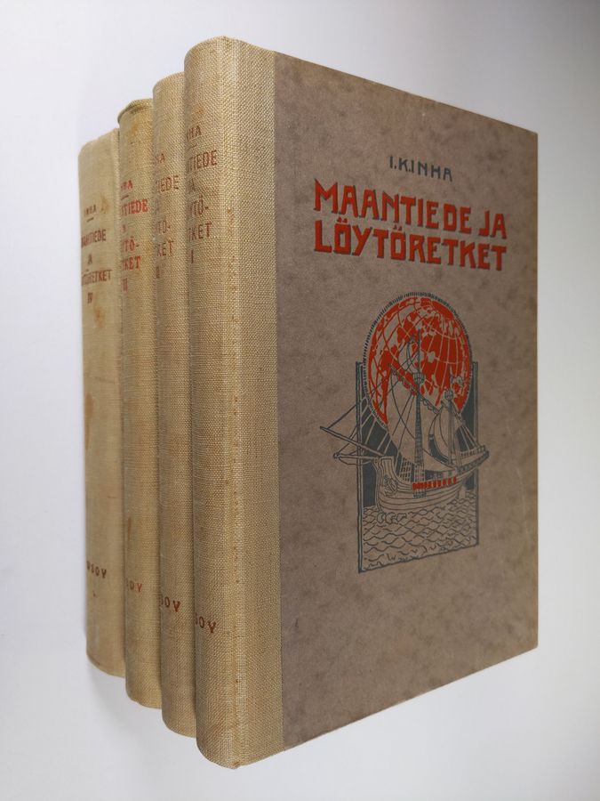 I. K. Inha : Maantiede ja löytöretket 1-4 : kertomus siitä, miten maa on tullut tunnetuksi ja maantiede kehittynyt