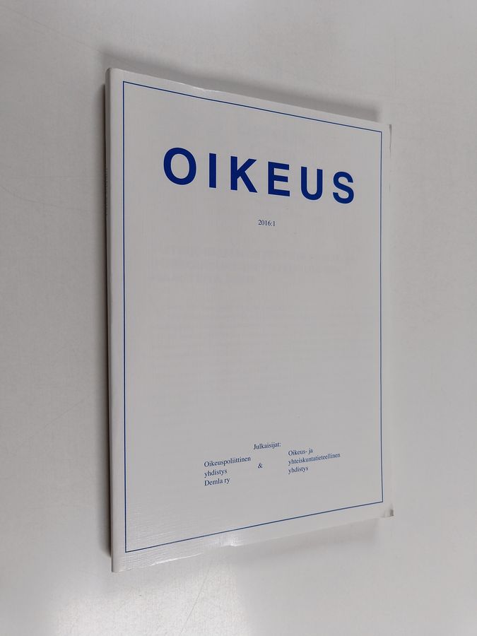 Oikeus 1/2016