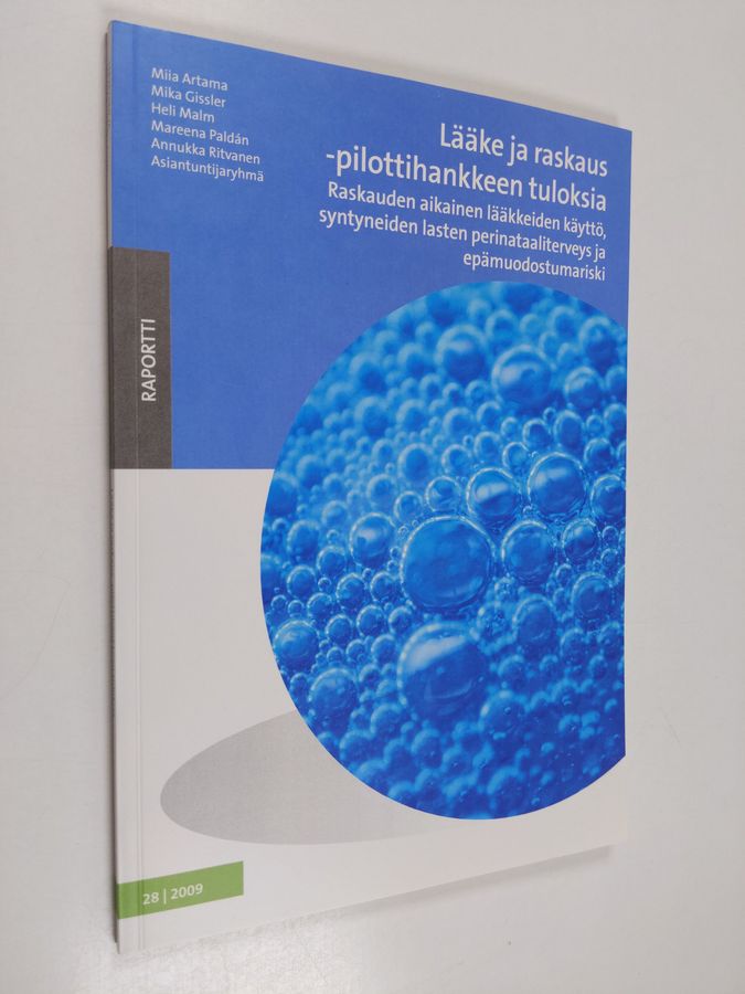 Lääke ja raskaus -pilottihankkeen tuloksia