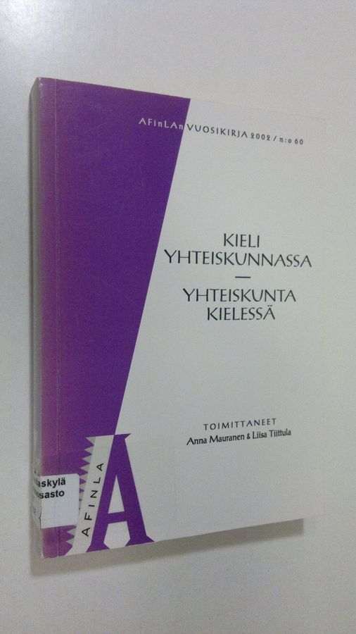 Kieli yhteiskunnassa