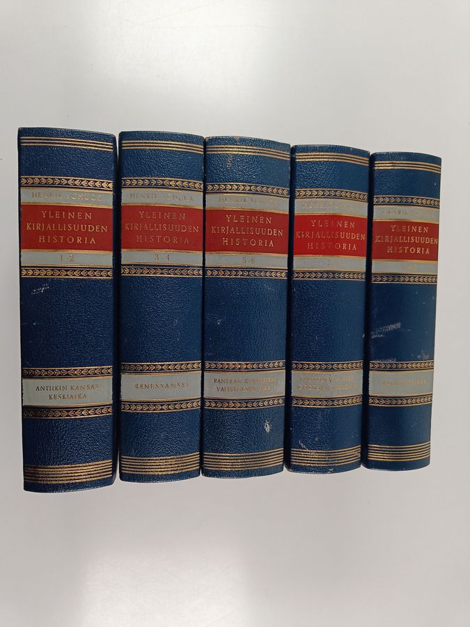 Henrik Schuck : Yleinen kirjallisuuden historia 1-10