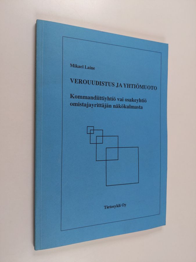 Verouudistus ja yhtiömuoto