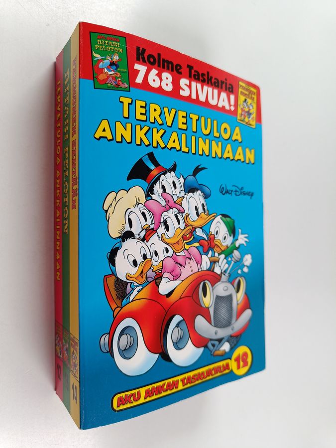 Walt Disney : Tervetuloa Ankkalinnaan : Taskukirja 12, 13 ja 14 yhteisnide
