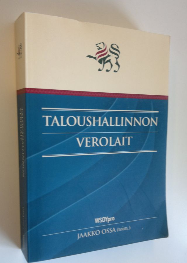 Jaakko (toim.) Ossa : Taloushallinnon verolait