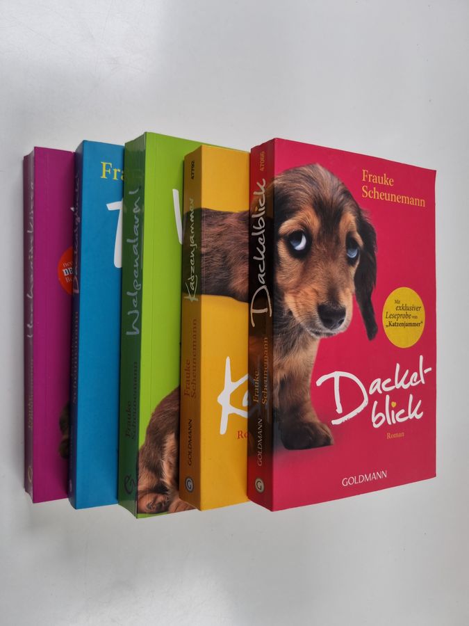 Frauke Scheunemann : Katzenjammer ; Welpenalarm! ; Dackelblick ; Hochzeitsküsse ; Dackelglück!