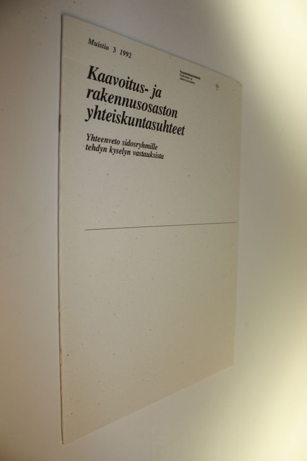 Kaavoitus- ja rakennusosaston yhteiskuntasuhteet