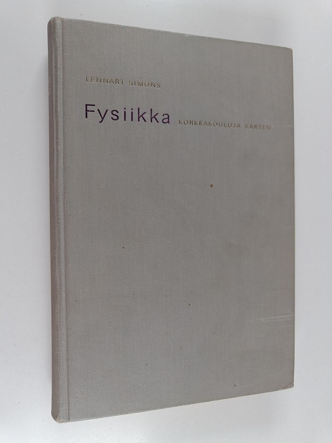Lennart Simons : Fysiikka korkeakouluja varten