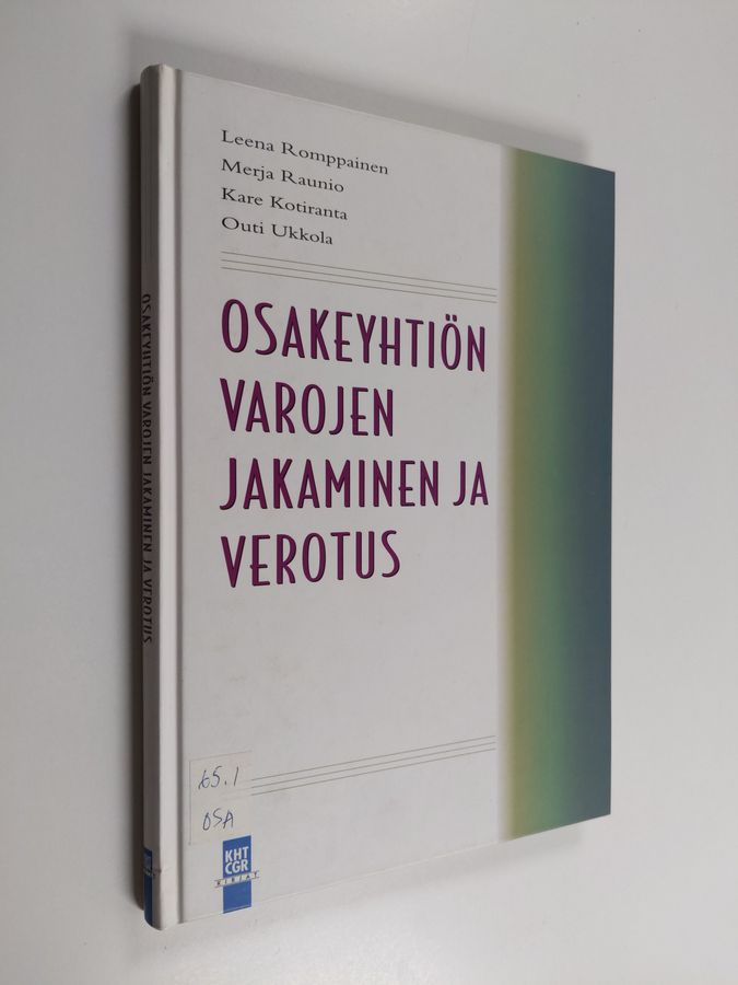 Osakeyhtiön varojen jakaminen ja verotus