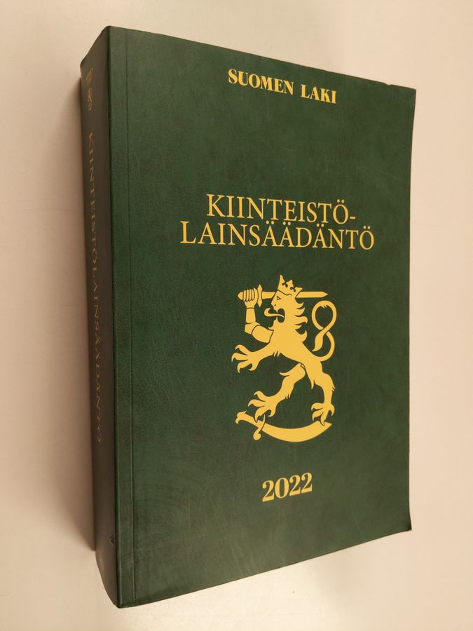 Kiinteistölainsäädäntö 2022.