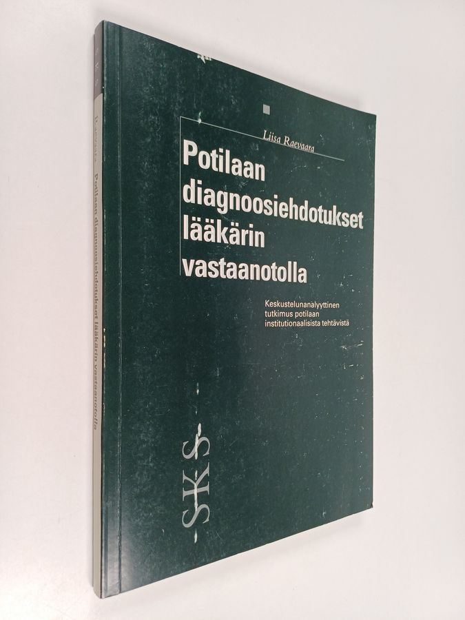 Potilaan diagnoosiehdotukset lääkärin vastaanotolla
