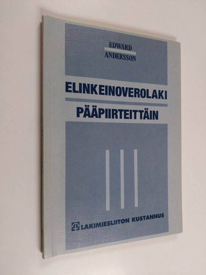Elinkeinoverolaki pääpiirteittäin