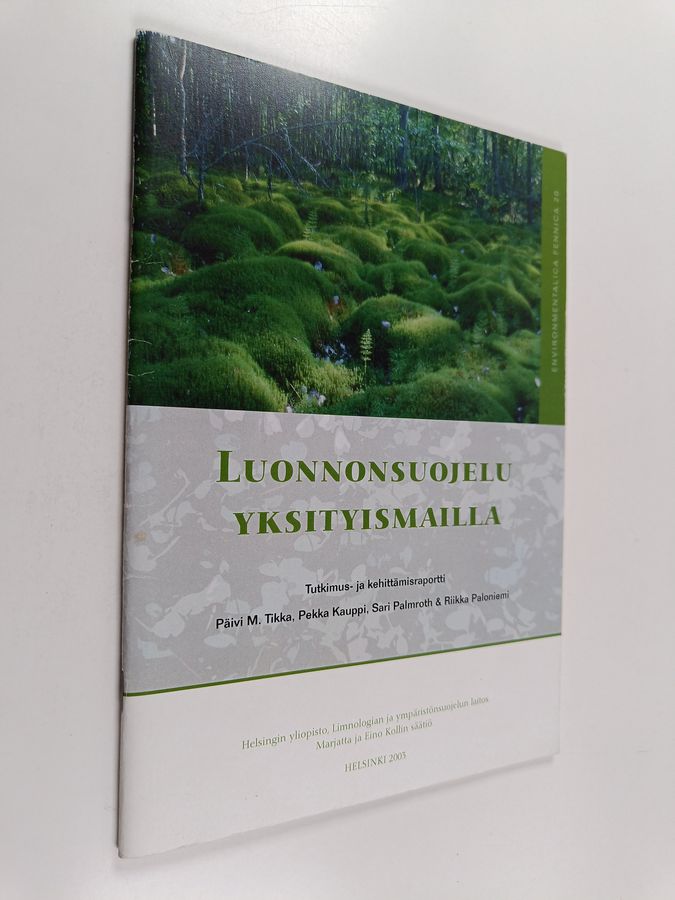 Luonnonsuojelu yksityismailla