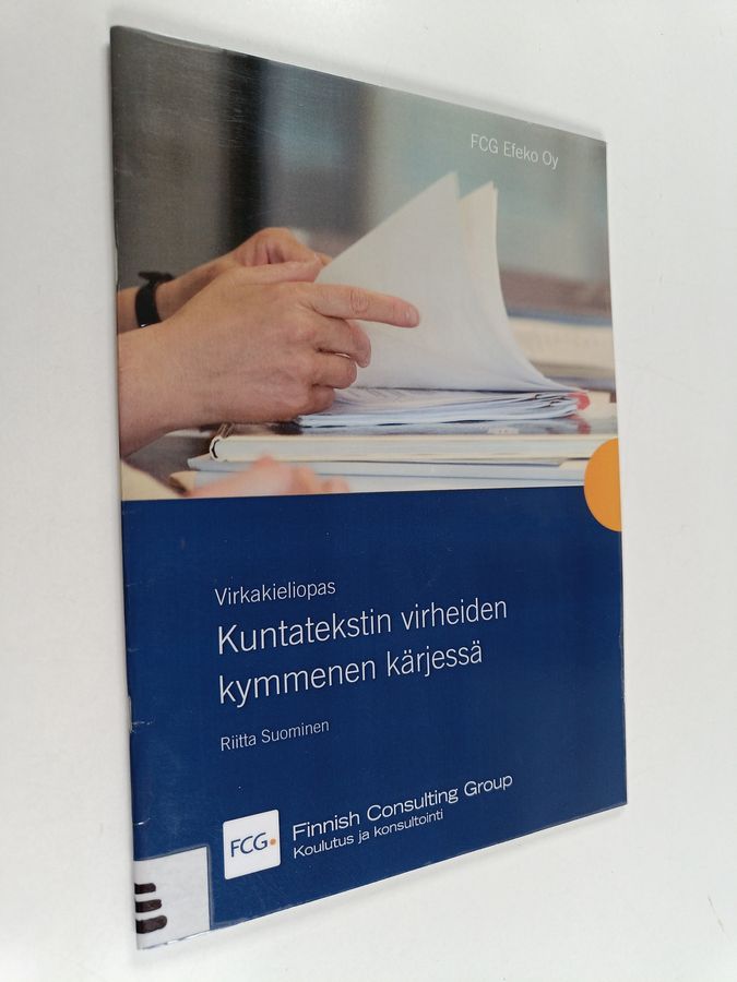 Kuntatekstin virheiden kymmenen kärjessä