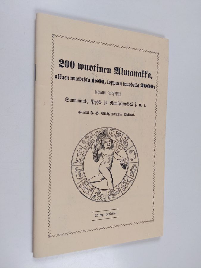 200 wuotinen almanakka alkaen wuodesta 1801, loppuen wuodella 2000